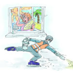 Из жары да на лед