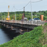 В Рязанской области продолжается капитальное обновление моста через реку Проню