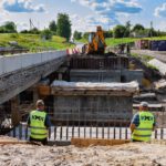 В Ухоловском районе продолжается капитальный ремонт железобетонного моста