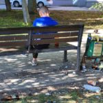 Рязанский сквер, на благоустройство которого всем миром собирали деньги, утопает в мусоре