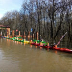 По «рязанскому морю» в Лесопарке отправилась самая длинная байдарка в России