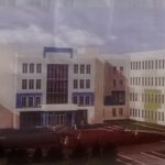 В новой касимовской школе вставляют окна и монтируют инженерные сети