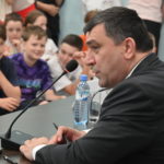 В рязанской Академии единоборств прошла встреча с олимпийским чемпионом Давидом Мусульбесом