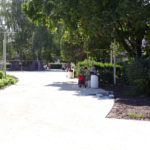 В сквере Трудовой доблести в Рязани завершают обустройство пешеходных дорожек