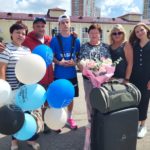 В Рязани торжественно встретили с международных соревнований легкоатлета Владислава Саморукова и его тренера Нину Илюшину