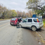 В Рязани столкнулись две легковушки
