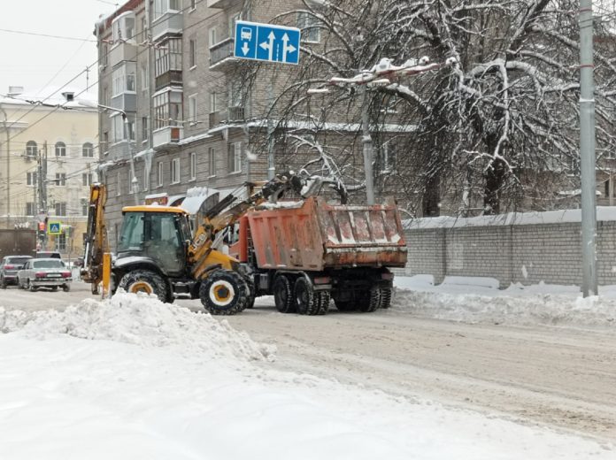 уборка Рязани от снега