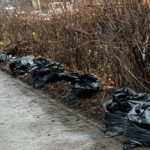 В Рязани ночью собирали мусор и чистили дороги