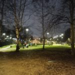 На Черезовских прудах завершили обустройство освещения