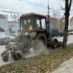 В Рязани продолжается работа по уборке