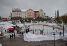 В Рязани на Лыбедском бульваре открылся каток