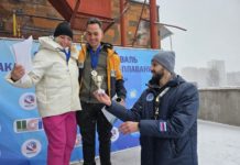 Ирина Хомутова и Юрий Потехин – абсолютные победители Кубка Рязанской области по зимнему плаванию