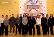 Участник второго потока программы «ГЕРОИ62» Олег Сидоров провёл Урок мужества для школьников Михайловского округа