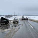В Рязанской области столкнулись три автомобиля