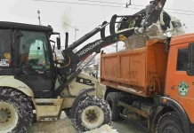За ночь с улиц Рязани вывезли более четырех тысяч кубометров снежной массы
