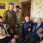 Столетний ветеран войны из Рязани Дмитрий Алексеевич Черничкин в канун Дня Победы принимает гостей