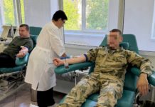 Рязанские росгвардейцы поддержали Всемирный день донора крови